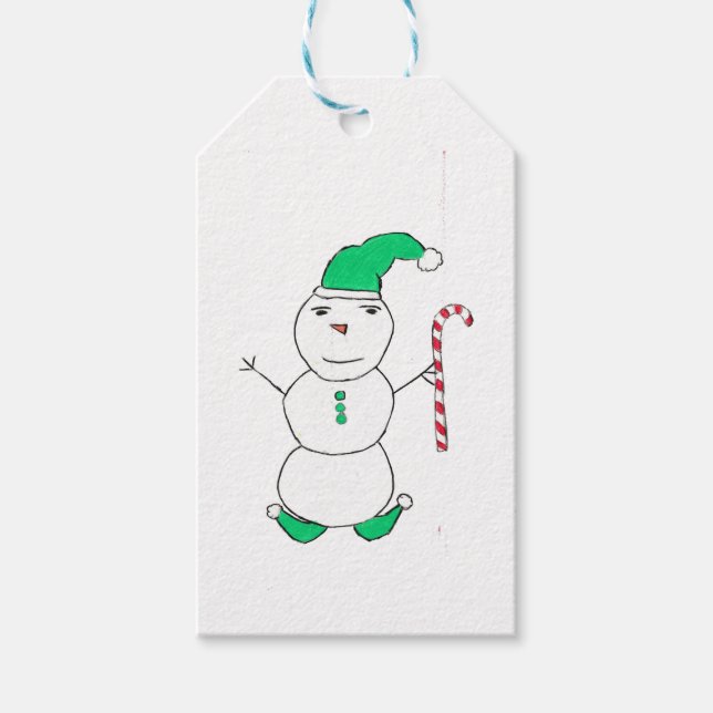 Snowman  gift tags (Front)
