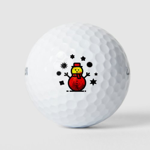 Snowman Golf Ball