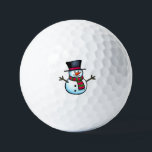 Snowman Golf Balls<br><div class="desc">Cute Snowman illustration.</div>