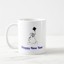 Snowman Happy New Year