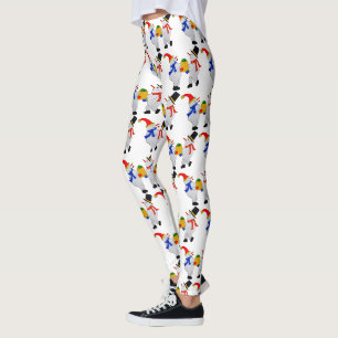 SNOWMAN HERE'S YOUR CHRISTMAS GIFT LEGGINGS