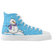 Snowman High-Top Sneakers (Left Shoe Inside)
