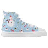 Snowman High-Top Sneakers (Left Shoe Inside)