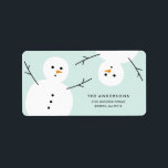 Snowman | Holiday Address Labels<br><div class="desc">For more colors and styles visit our shop!</div>