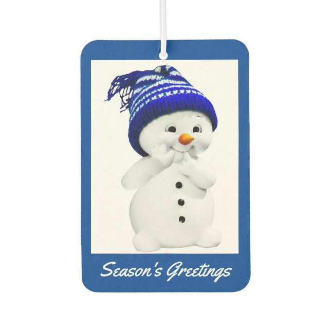 Snowman Holiday Air Freshener (Front)