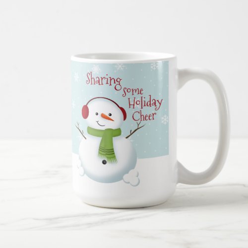 Snowman Holiday Cheer Coffee Mug