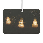 Snowman Holiday Light Display Air Freshener