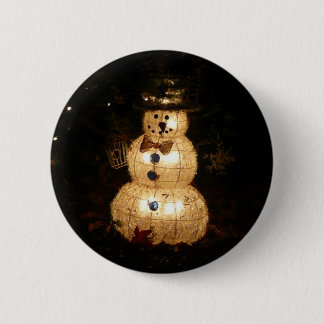 Snowman Holiday Light Display Button