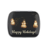 Snowman Holiday Light Display Candy Tin (Top)