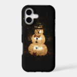Snowman Holiday Light Display iPhone 17 Case