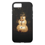 Snowman Holiday Light Display iPhone 8/7 Case