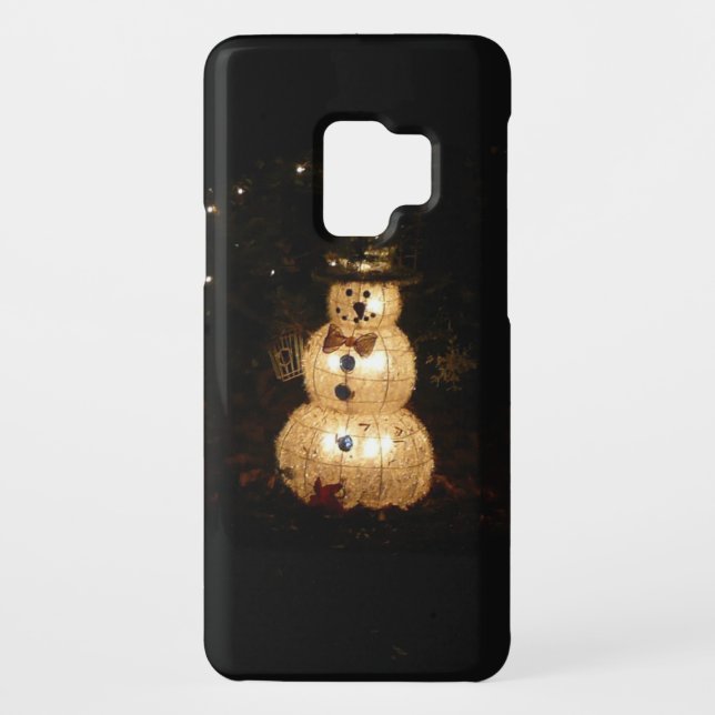 Snowman Holiday Light Display Case-Mate Samsung Galaxy Case (Back)