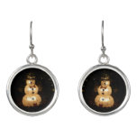 Snowman Holiday Light Display Earrings