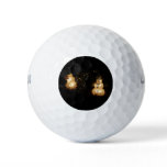 Snowman Holiday Light Display Golf Balls