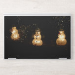 Snowman Holiday Light Display HP Laptop Skin