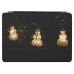 Snowman Holiday Light Display iPad Air Cover