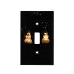 Snowman Holiday Light Display Light Switch Cover
