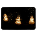Snowman Holiday Light Display Magnet