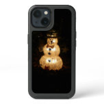 Snowman Holiday Light Display iPhone 13 Case