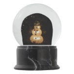 Snowman Holiday Light Display Snow Globe