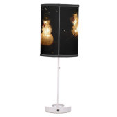Snowman Holiday Light Display Table Lamp (Back)