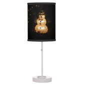 Snowman Holiday Light Display Table Lamp (Front)