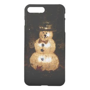Snowman Holiday Light Display iPhone 8 Plus/7 Plus Case