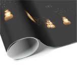Snowman Holiday Light Display Wrapping Paper