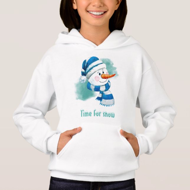 Snowman  hoodie (Front)