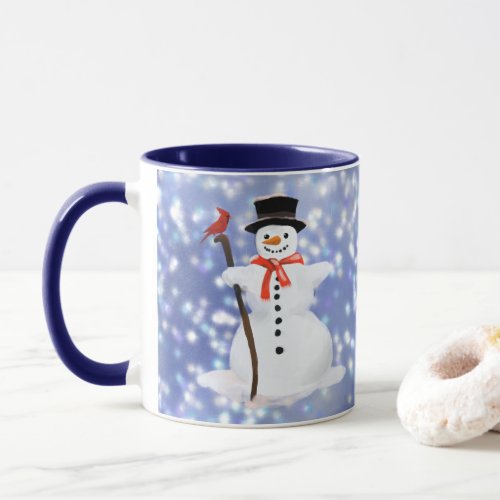 Snowman Hot chocolate Mug
