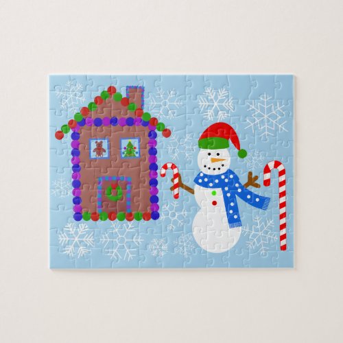 Snowman  House 1 Jigsaw Puzzle