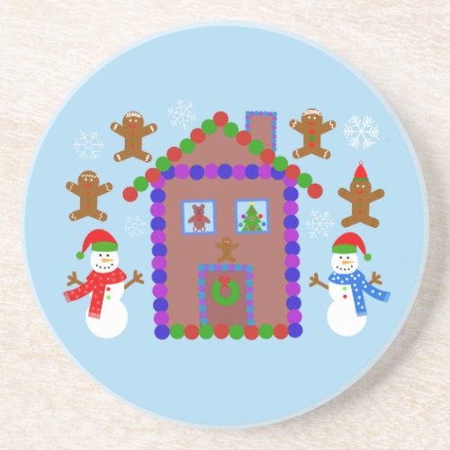 Snowman  House 3 Coaster