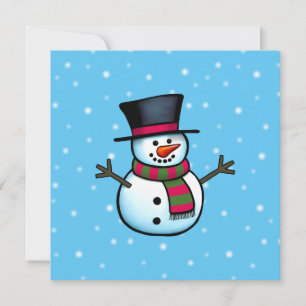 Snowman Invitation