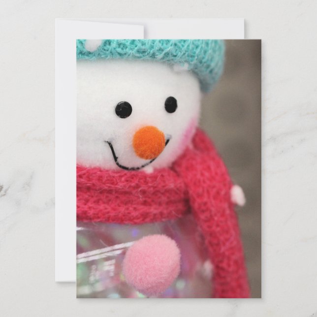 Snowman Invitation (Front)