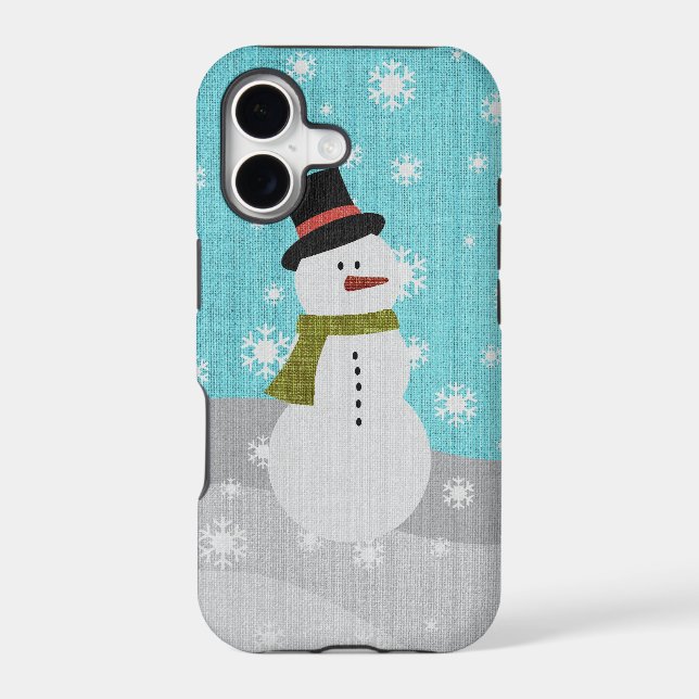 Snowman Iphone Case (Back)