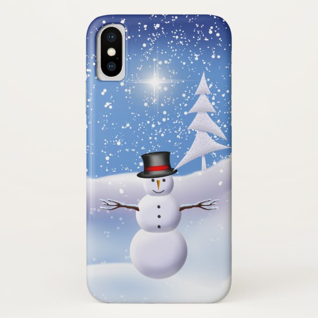 Snowman iPhone Case (Back)