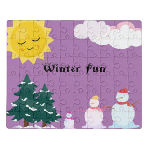 snowman jigsaw puzzle