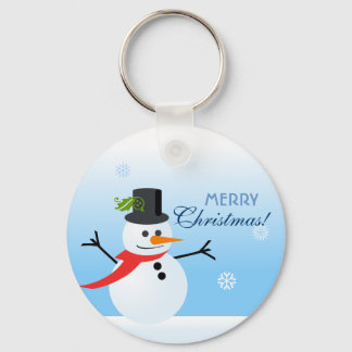 Snowman Keychain