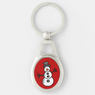Snowman Keychain
