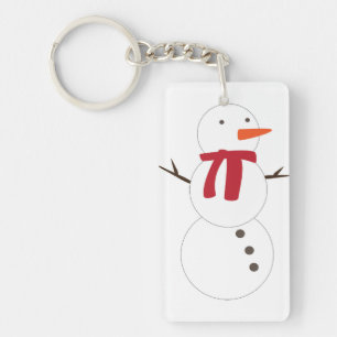Snowman Keychain