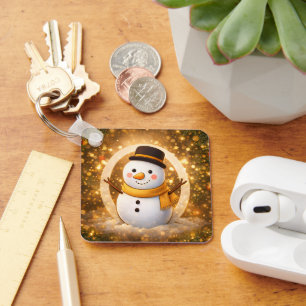 Snowman Keychain
