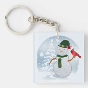 Snowman keychain