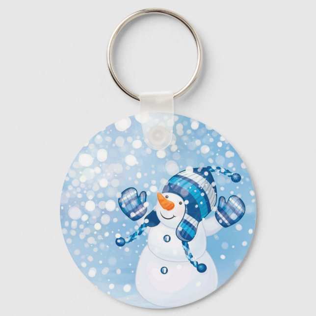 Snowman Keychain (Front)