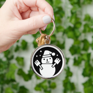 Snowman Keychain