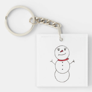 Snowman keychain