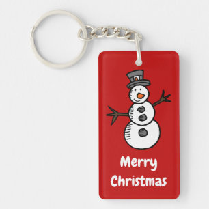 Snowman Keychain
