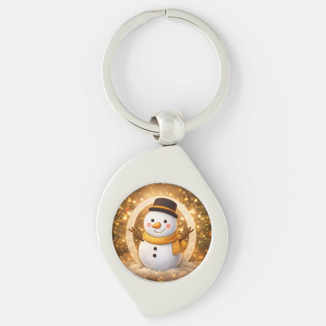 Snowman Keychain (Front)