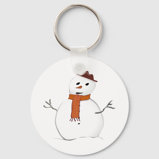 Snowman Keychain (Front)