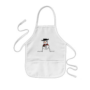 Snowman Kids' Apron