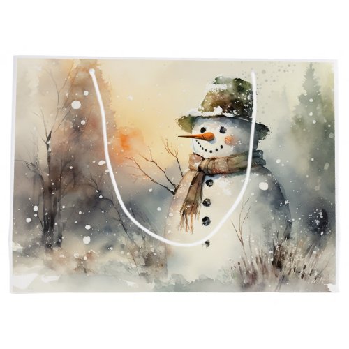 Snowman Large Gift Bag